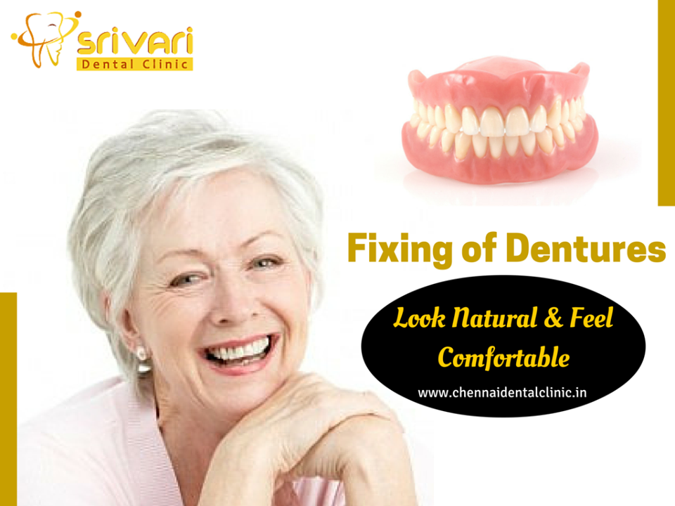 fixing of dentures